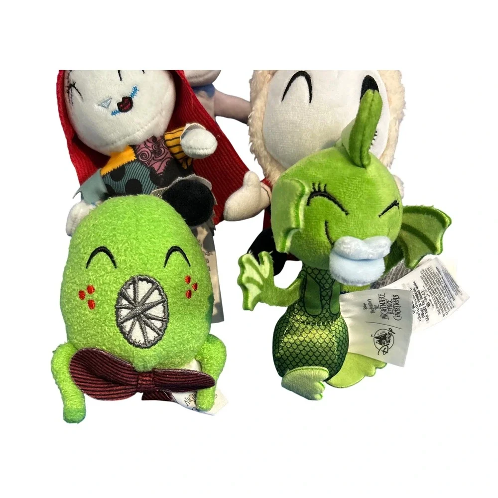 Disney Nightmare Before Christmas 10 Piece Mini Plush Lot Jack Sally Oogie Zero - Picture 2 of 7